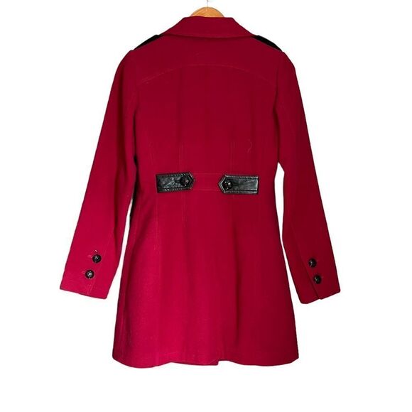 Maralyn & Me red button up coat. Size small - Picture 7 of 10